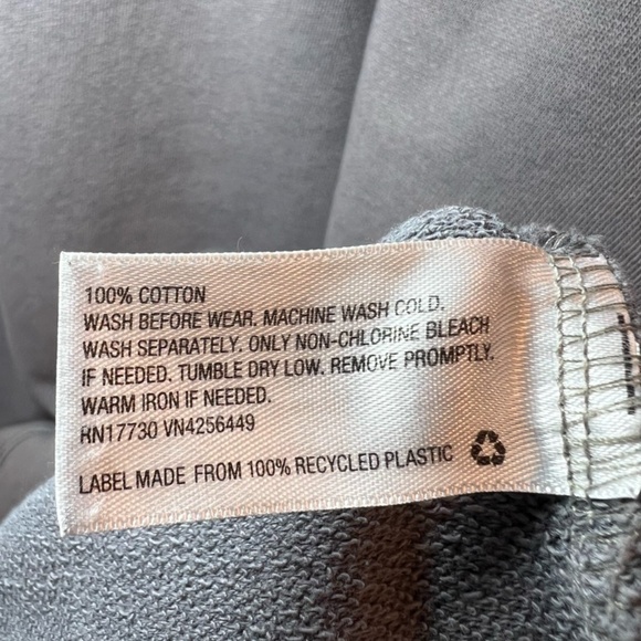 Goodfellow & Co Mens French Terry Crew Neck Cotton Sweatshirt Distressed Gray XL - Picture 12 of 12